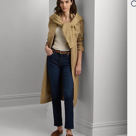 Lauren Ralph Lauren Mid-Rise Slimming Panels Premier Straight Jeans NWT 10/30 - Picture 2 of 16